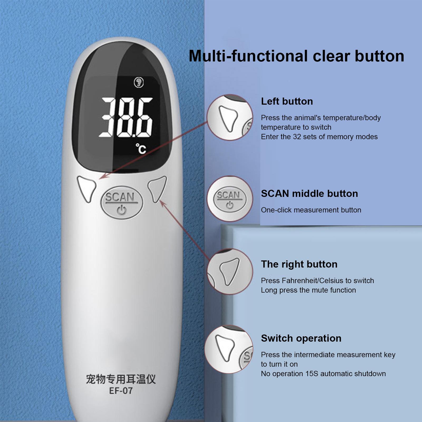 Pet Ear Digital Thermometer No - Pet Supplies Vet reseña y precio