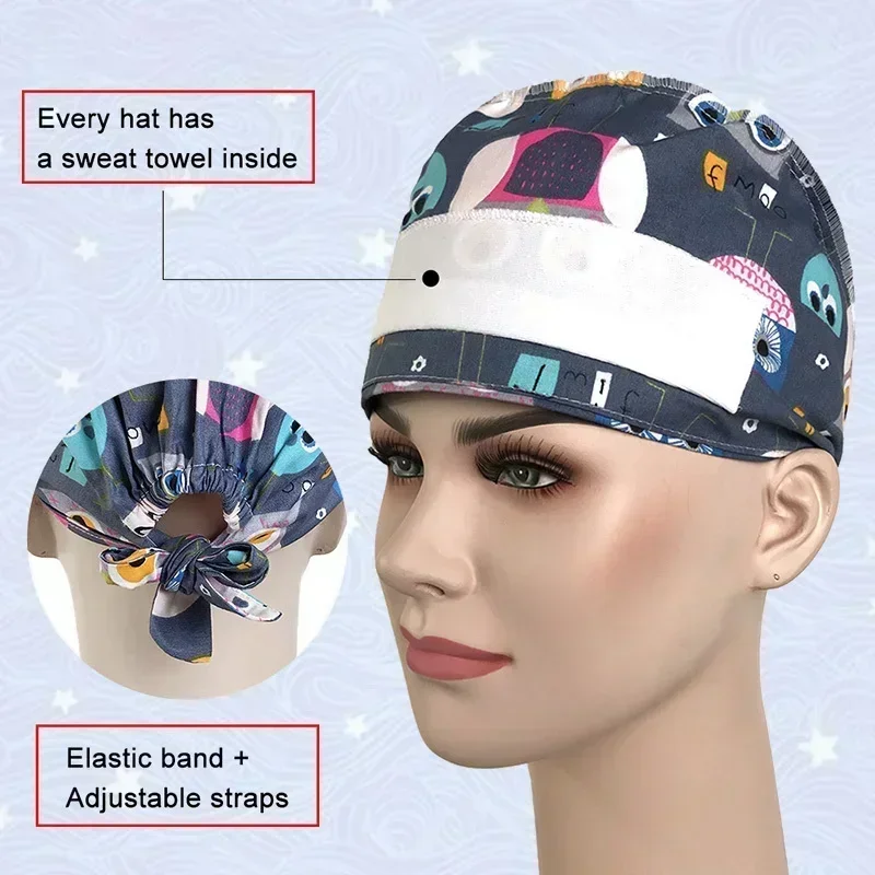 Unisex Cartoon Surgical Cap Ma - Pet Supplies Vet reseña y precio