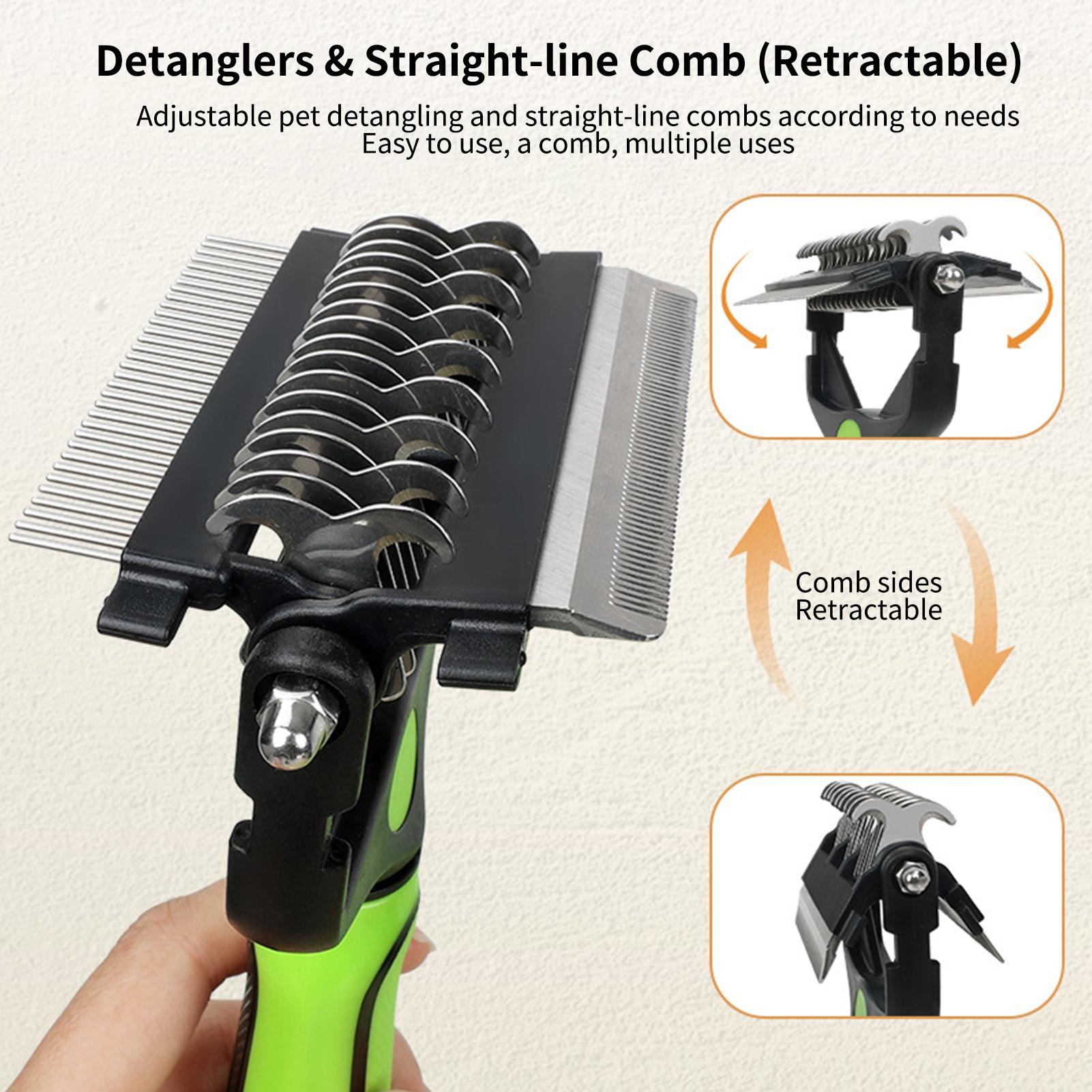 Dog Shedding Brush Double-side - Pet Supplies Vet reseña y precio