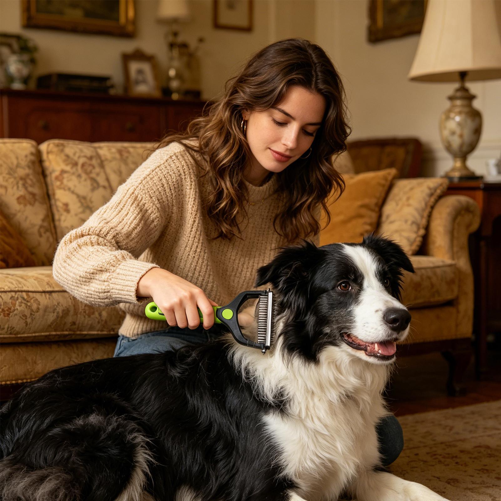 Dog Shedding Brush Double-side - Pet Supplies Vet reseña y precio